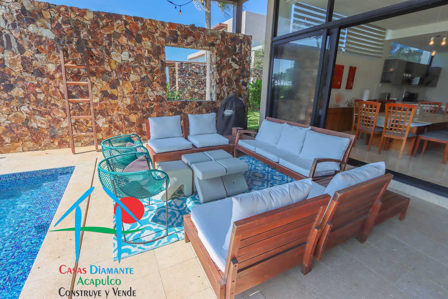 Delta 6 - Terraza, jardín y alberca 16